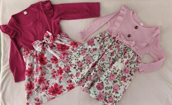 Lot de 2 robes manches longues