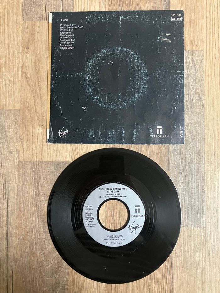 Vinyle 45 tours-Orchestral Manœuvres in the dark - photo numéro 2