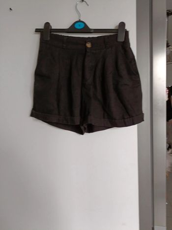 Short noir taille basse ample et fluide Gémo - Taille 36