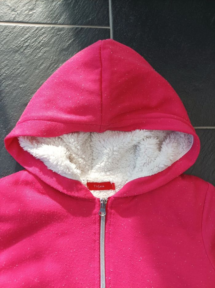 Joli gilet fourré fille 14 ans neuf - photo numéro 2