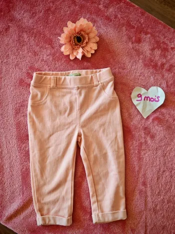 Legging rose effet Jean