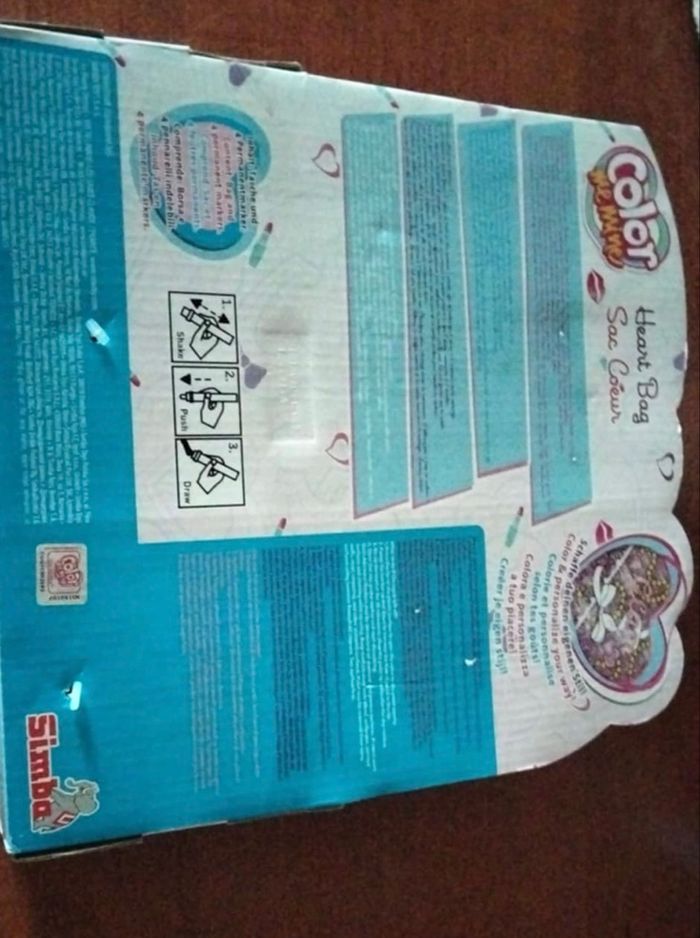 Color Me Mine – Sac Cœur à Colorier - photo numéro 2