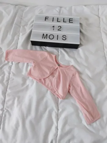 Gilet fille 12 mois