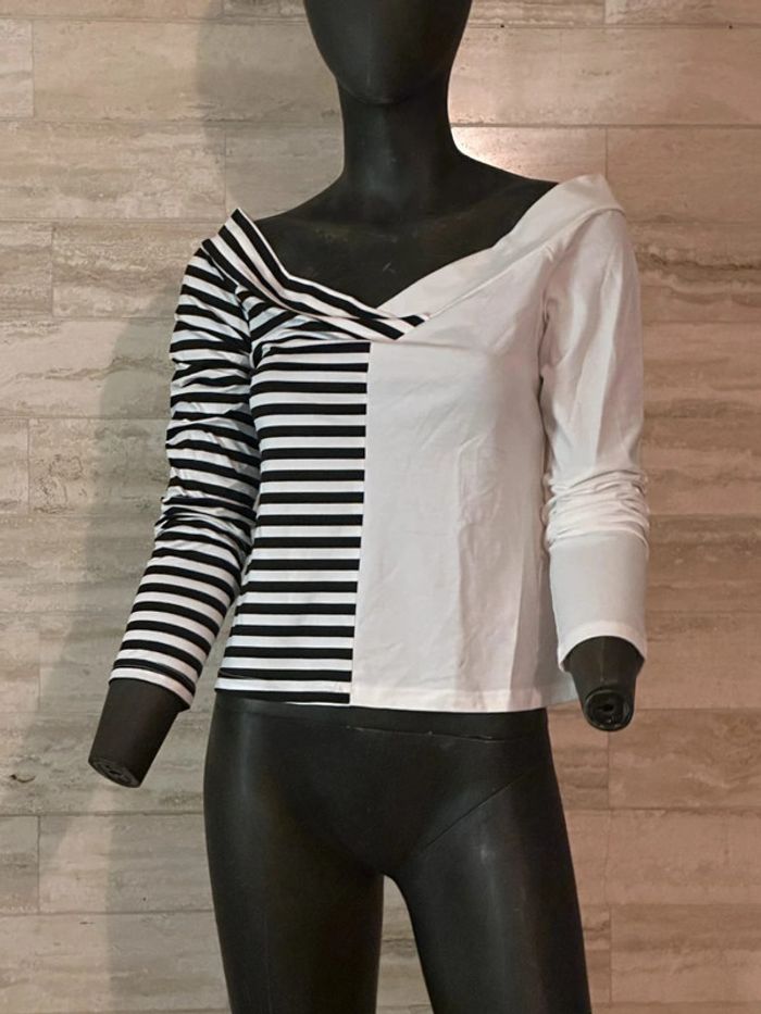 t shirt rayé - photo numéro 2