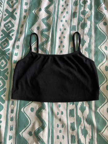 Crop top noir