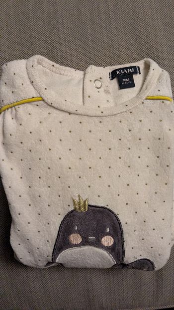 Pyjama velours 18 mois de la marque Kiabi