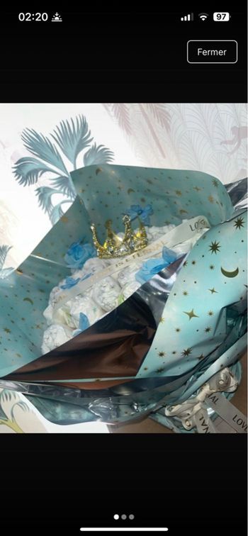 Bouquet coucche naissance