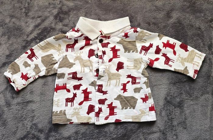 Ensemble bébé pantalon et polo thème Noël - photo numéro 2