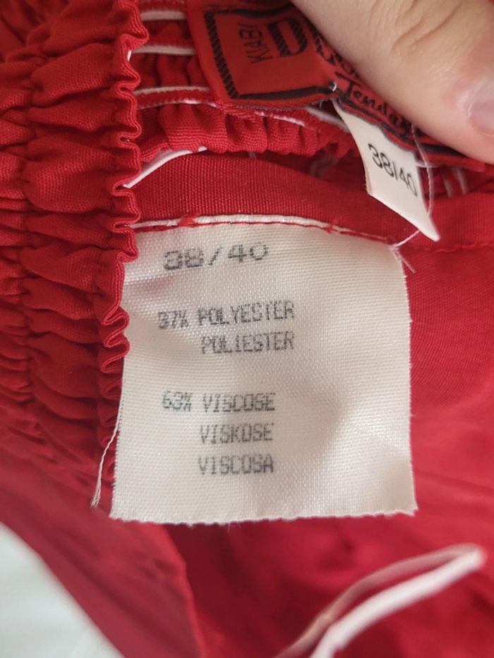 Superbe bustier rouge. - photo numéro 4
