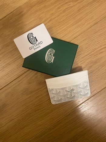 Porte carte goyard blanc 