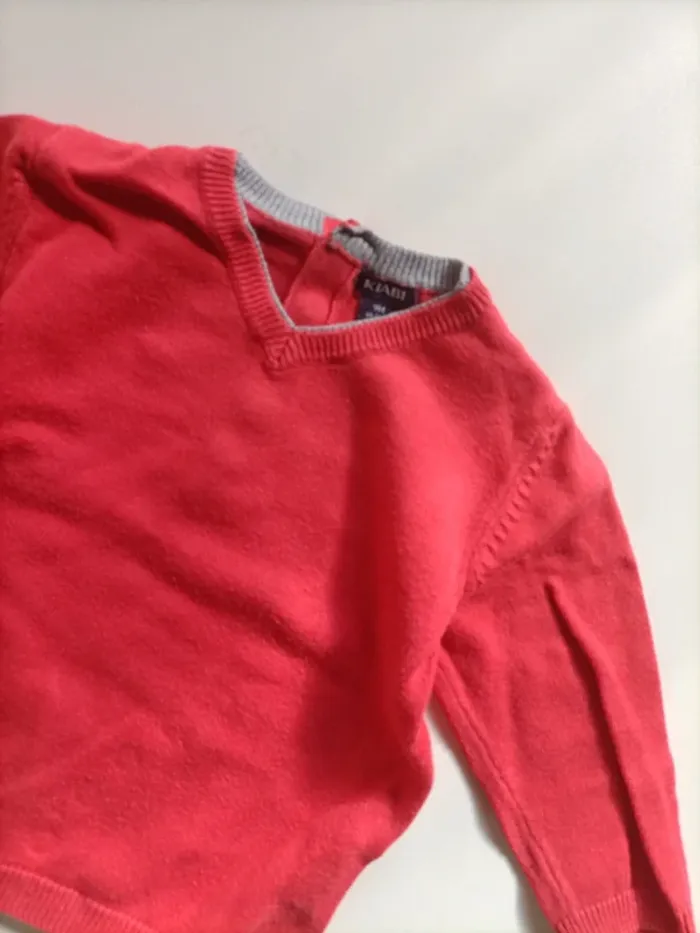 Pull corail 9 mois