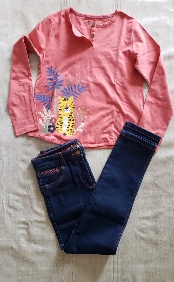 Tee-Shirt Sergent major 10 ans rose - photo numéro 9