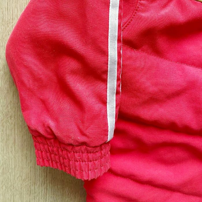 Adidas Blouson Puffer Jacket Rose Pink Exclusive Collection logo brodé en très bon état (Taille 12 Mois Fille) - photo numéro 3