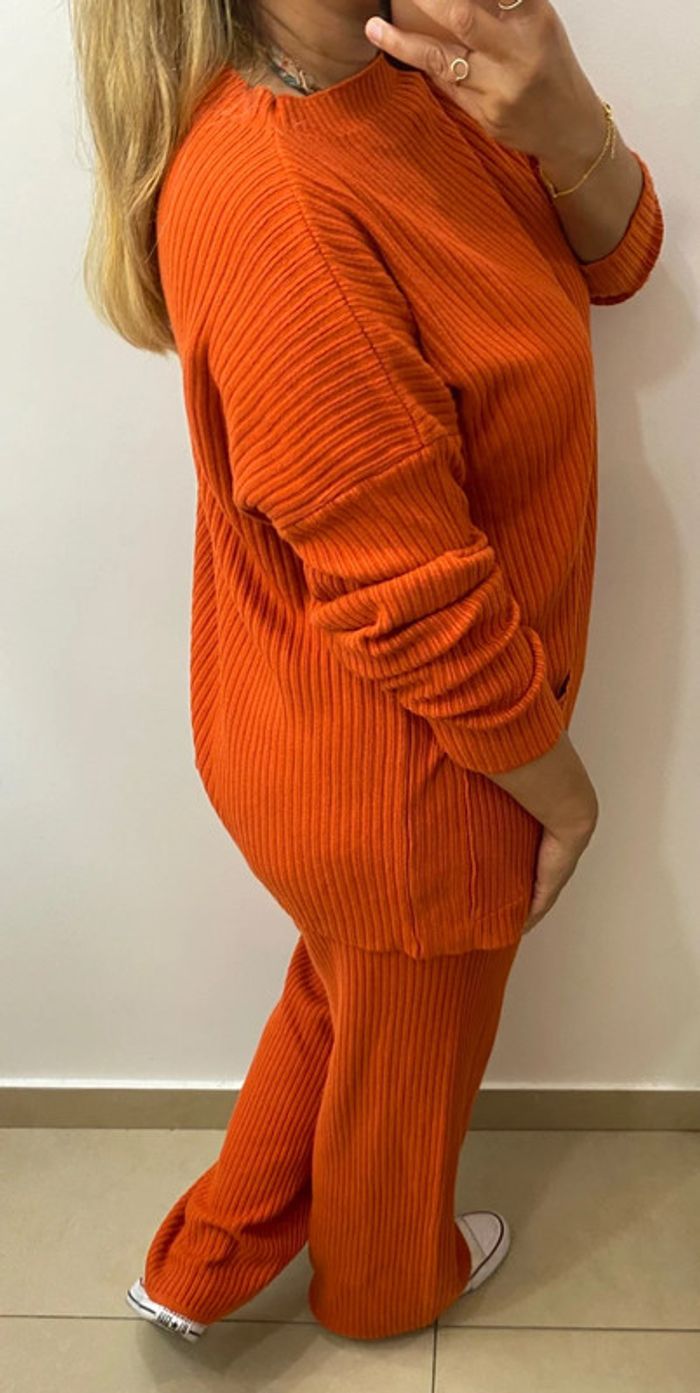 Superbe Ensemble Pull Pantalon Taille Unique - photo numéro 7