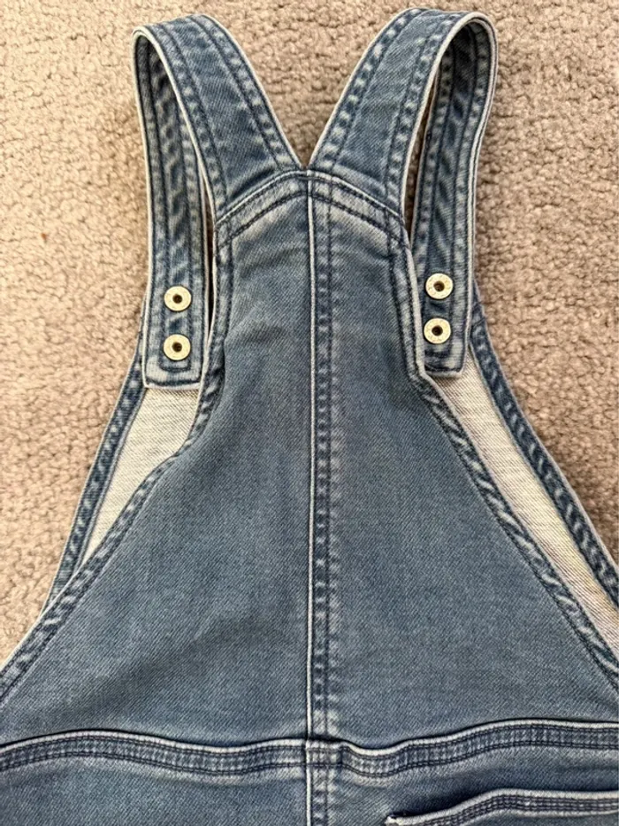 Petit Bateau - Robe Salopette Jean Taille 4 ans - photo numéro 4