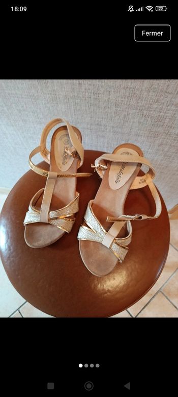 Sandales compensées 