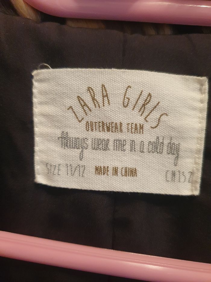 Manteau Zara 11/12 ans - photo numéro 4