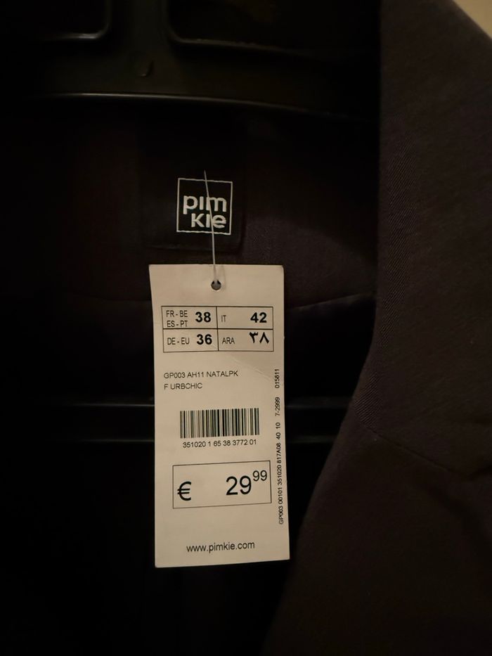 Veste tailleur avec étiquette - Pimkie - taille 38 - photo numéro 3
