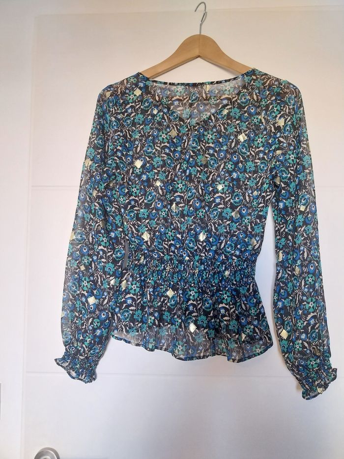 Blouse cache-cache taille S - photo numéro 2