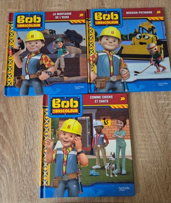 Lot de 3 livres Bob le bricoleur 