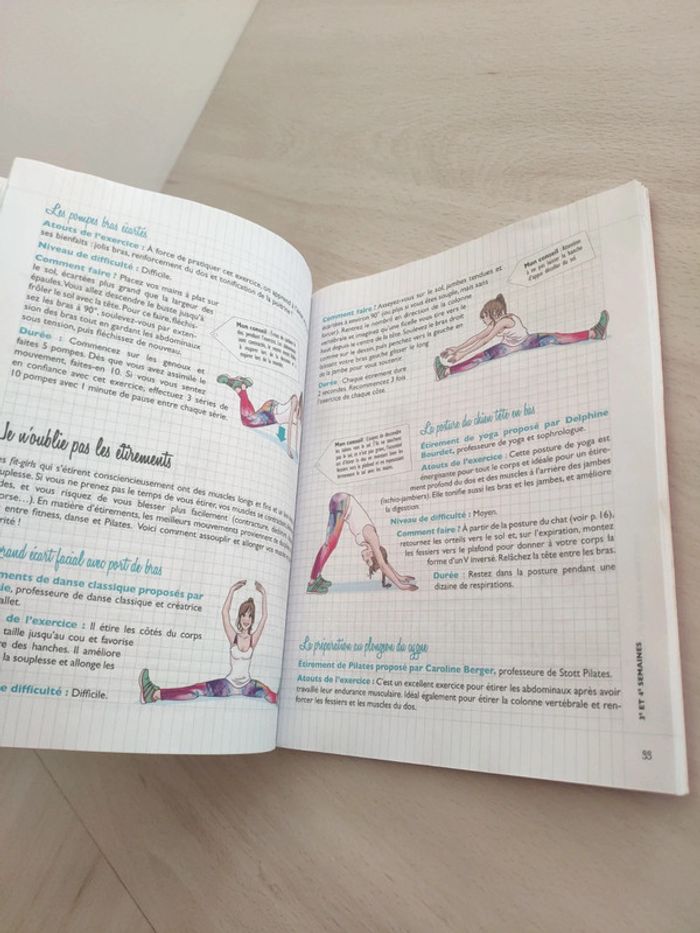 Livre mon cahier fitness modelez vous un corps harmonieux Andanson - photo numéro 9