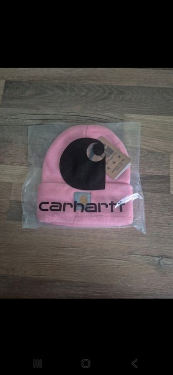 Bonnet mixte taille unique coton rose