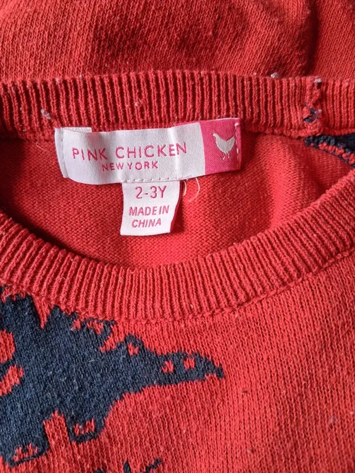 Pull Pink Chicken taille 2/3 ans - photo numéro 4