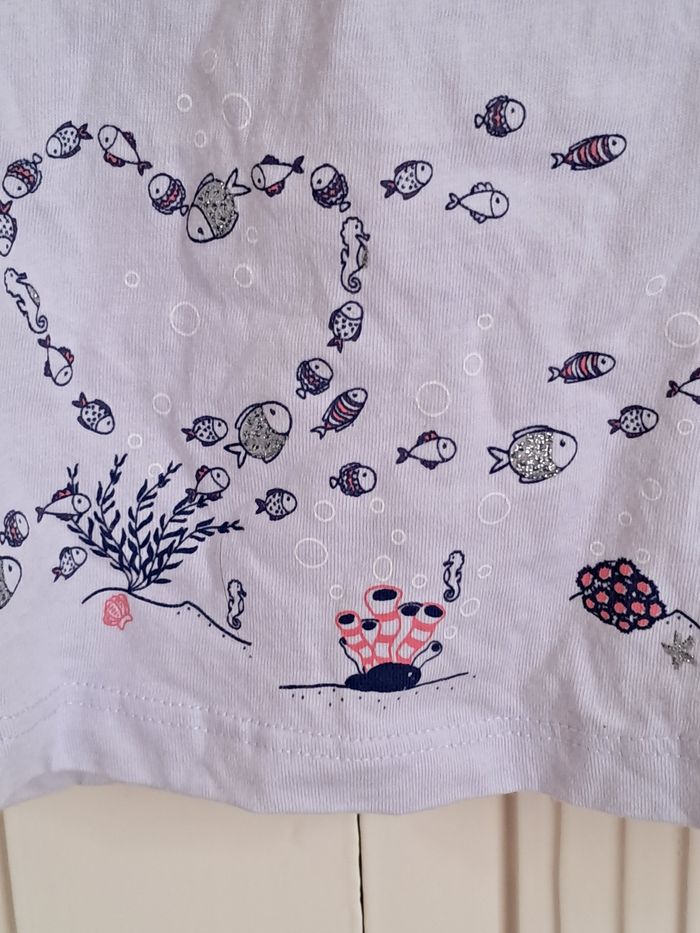 Tee-shirt bébé fille 12 mois - photo numéro 2