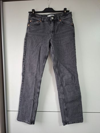 Jeans taille haute coupe droite Mango