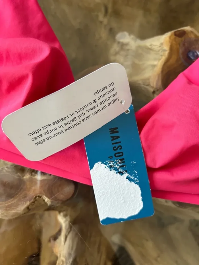 Haut de maillot de bain Maison Lejaby rose malibu S - photo numéro 4