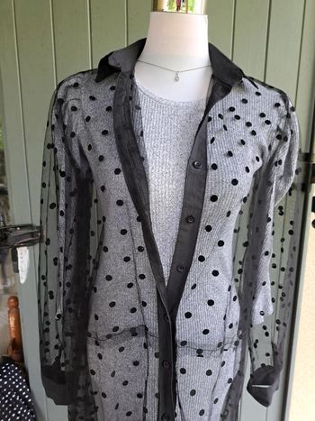Veste style plumetis