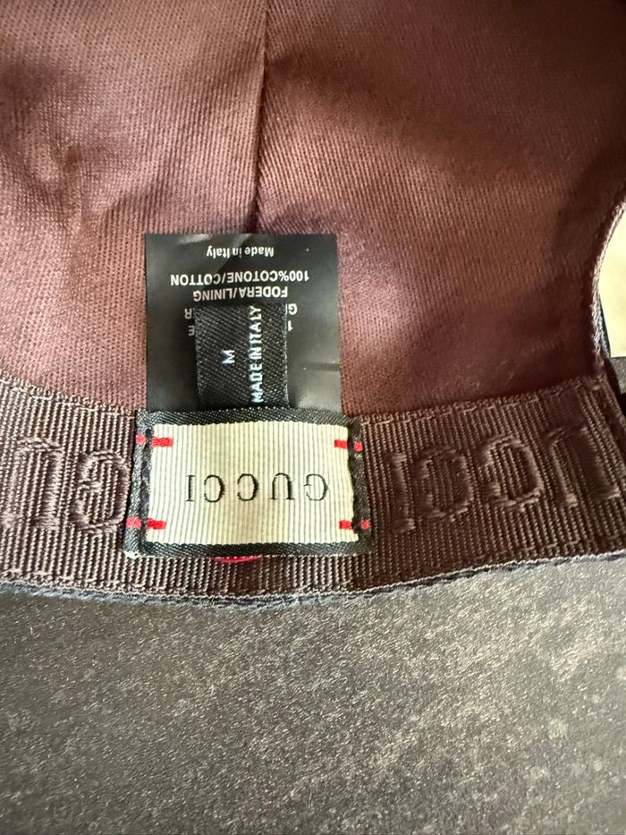 Casquette Gucci monogramme noir - photo numéro 4