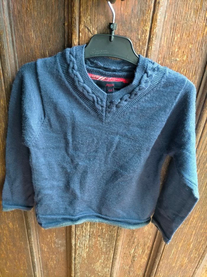 Très beau pull tunique mérinos Jacadi 4 ans