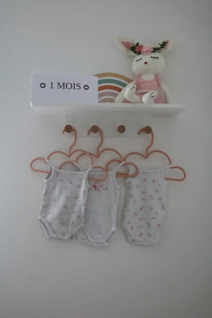 Lot bodies été fille 1 mois