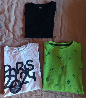 3tee shirt manches courtes 