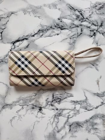 Porte monnaie à carreaux