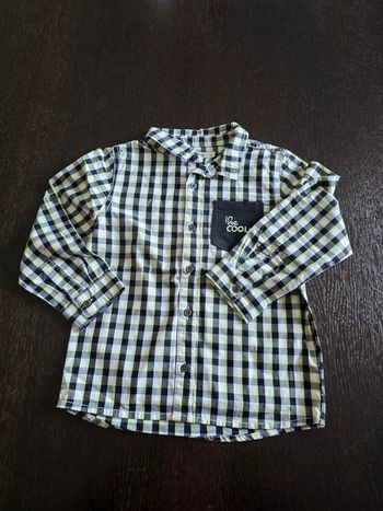 Chemise a carreaux en 3 ans
