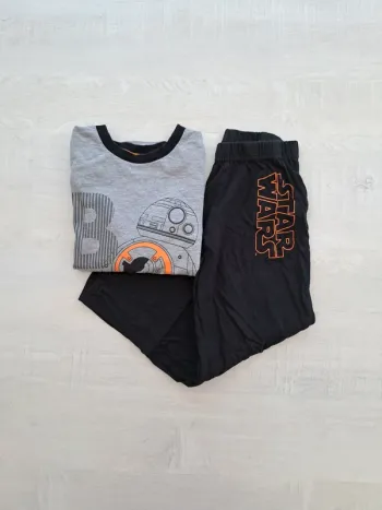 Pyjama 2 pièces - Star Wars - taille 110/116cm - gris noir - coton
