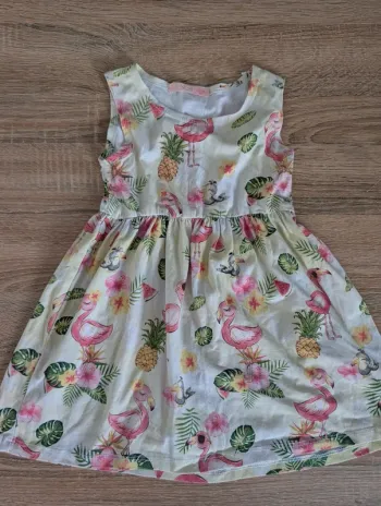 Robe flemme rose
