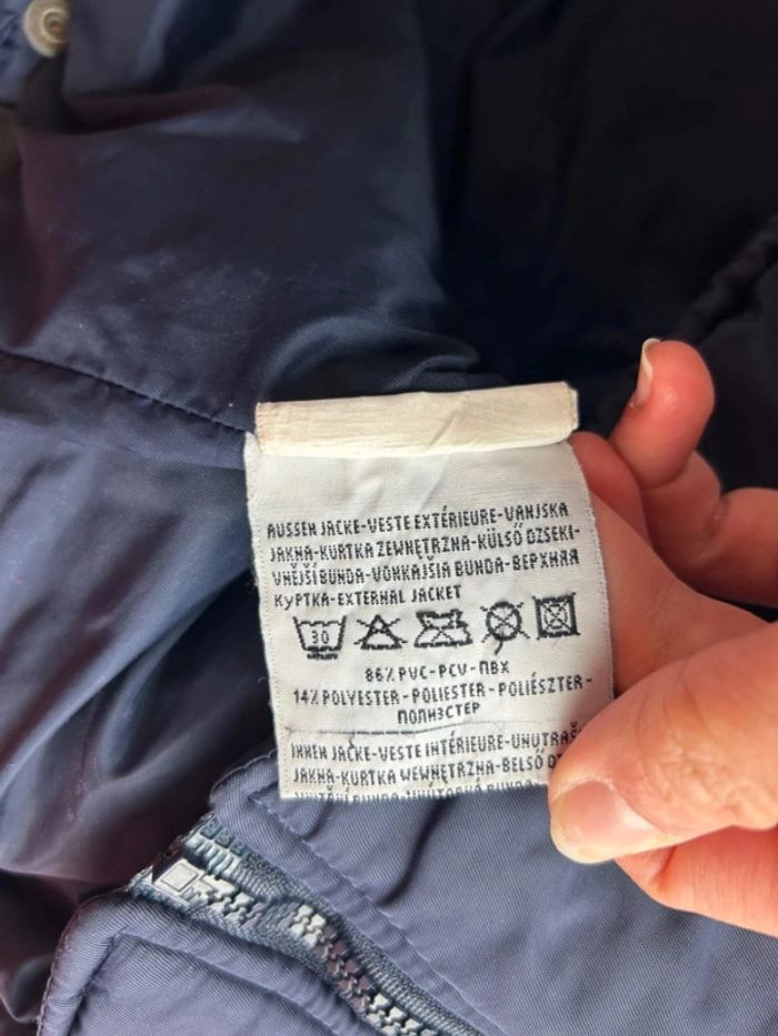 Doudoune vintage Levi’s noire brodée – Made in Italy – Taille M - photo numéro 7