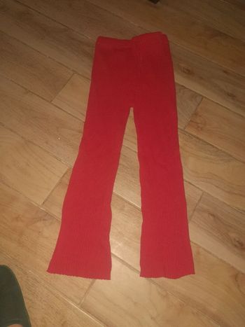 Pantalon rouge fluide S