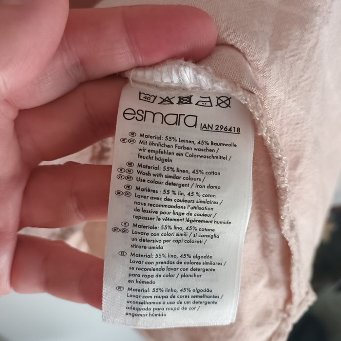 Jolie robe été T44 coton et lin non doublée - photo numéro 6