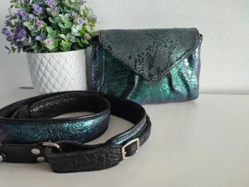 Sac en cuir métallisé Suzon S Boréal Paul Marius