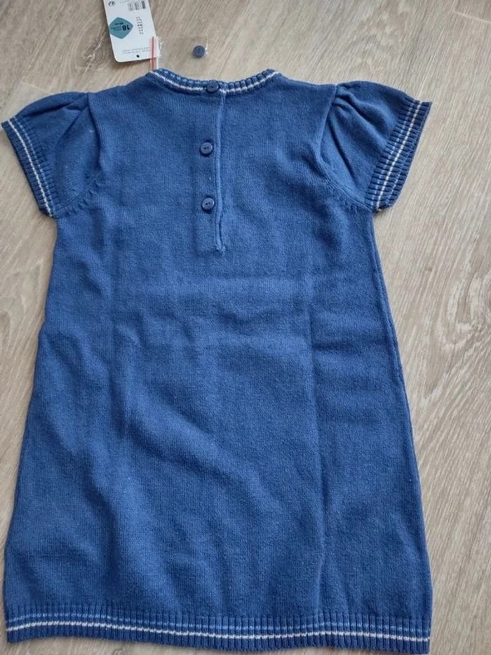 Robe pull bleu indigo nuage et étoiles Z - photo numéro 3