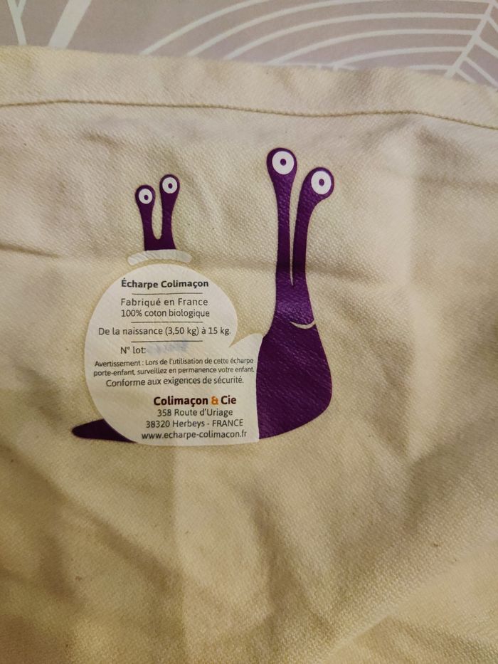 Écharpe portage crème 4m5