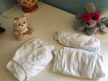 Lot draps housse