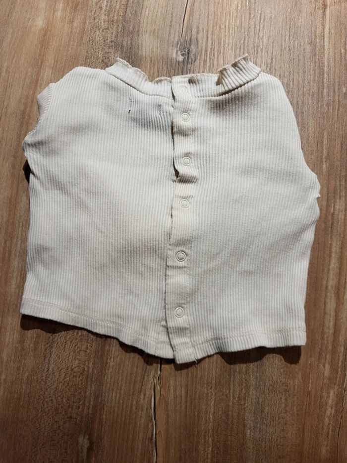 Salopette en coton + pull - photo numéro 4