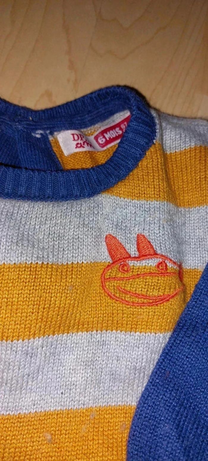 Pull bébé garçon 6 mois DPAM - photo numéro 2