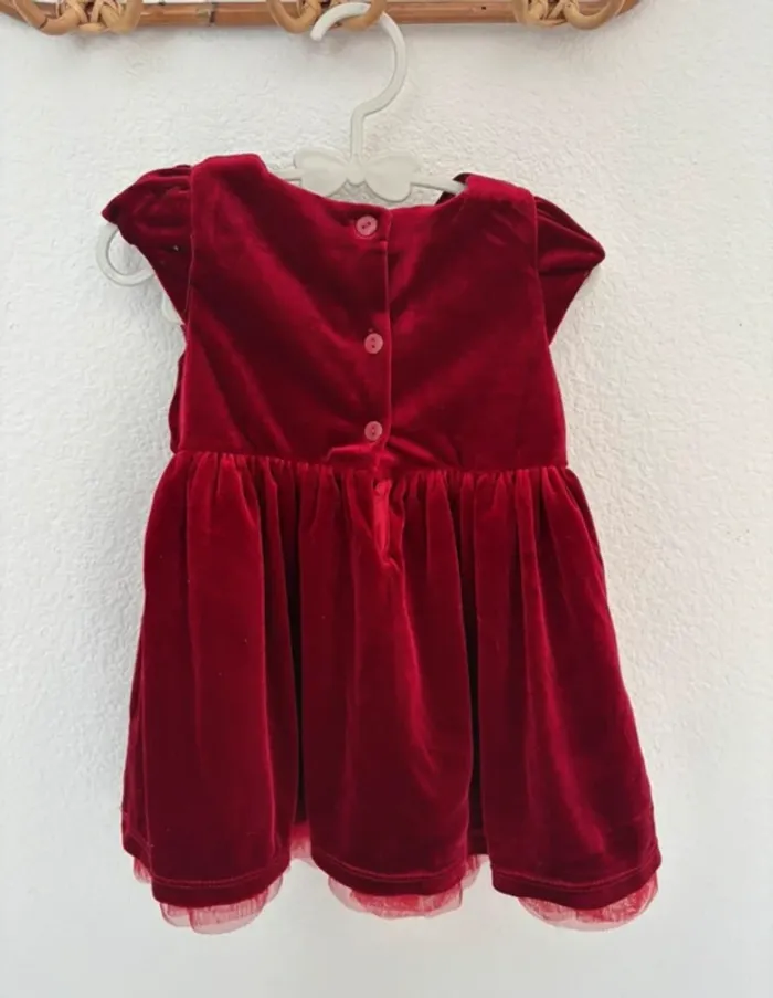 Robe velours rouge - photo numéro 4