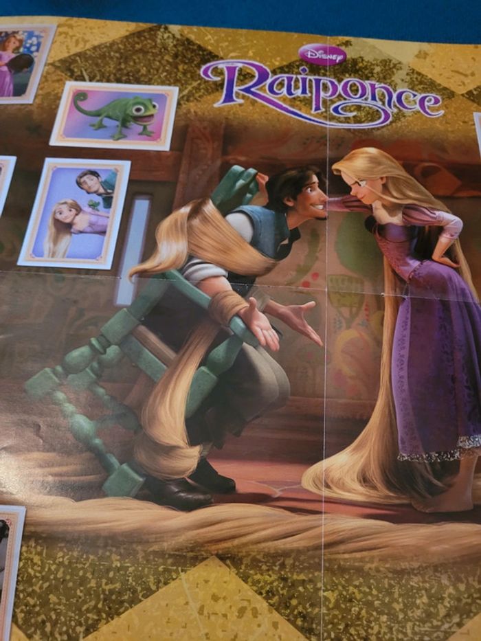 Album livre Panini complet Raiponce Disney + poster excellent etat stickers autocollants - photo numéro 9